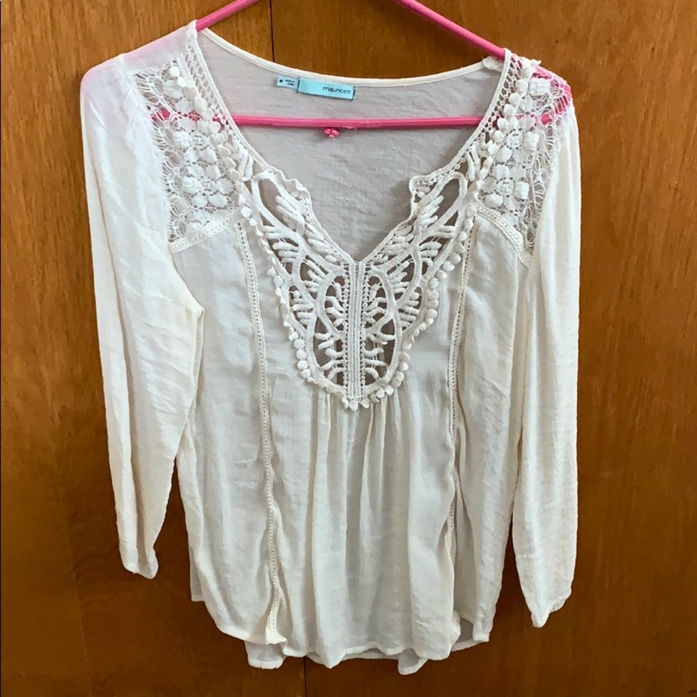 Gauze White Top